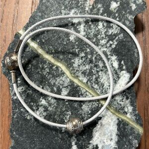 Retired and Authentic Pandora Silver Pisces Charm Bracelet 925